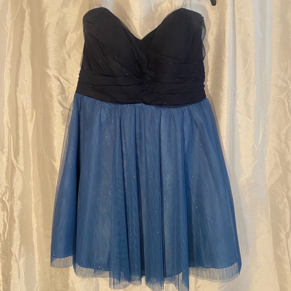 Navy blue formal dress